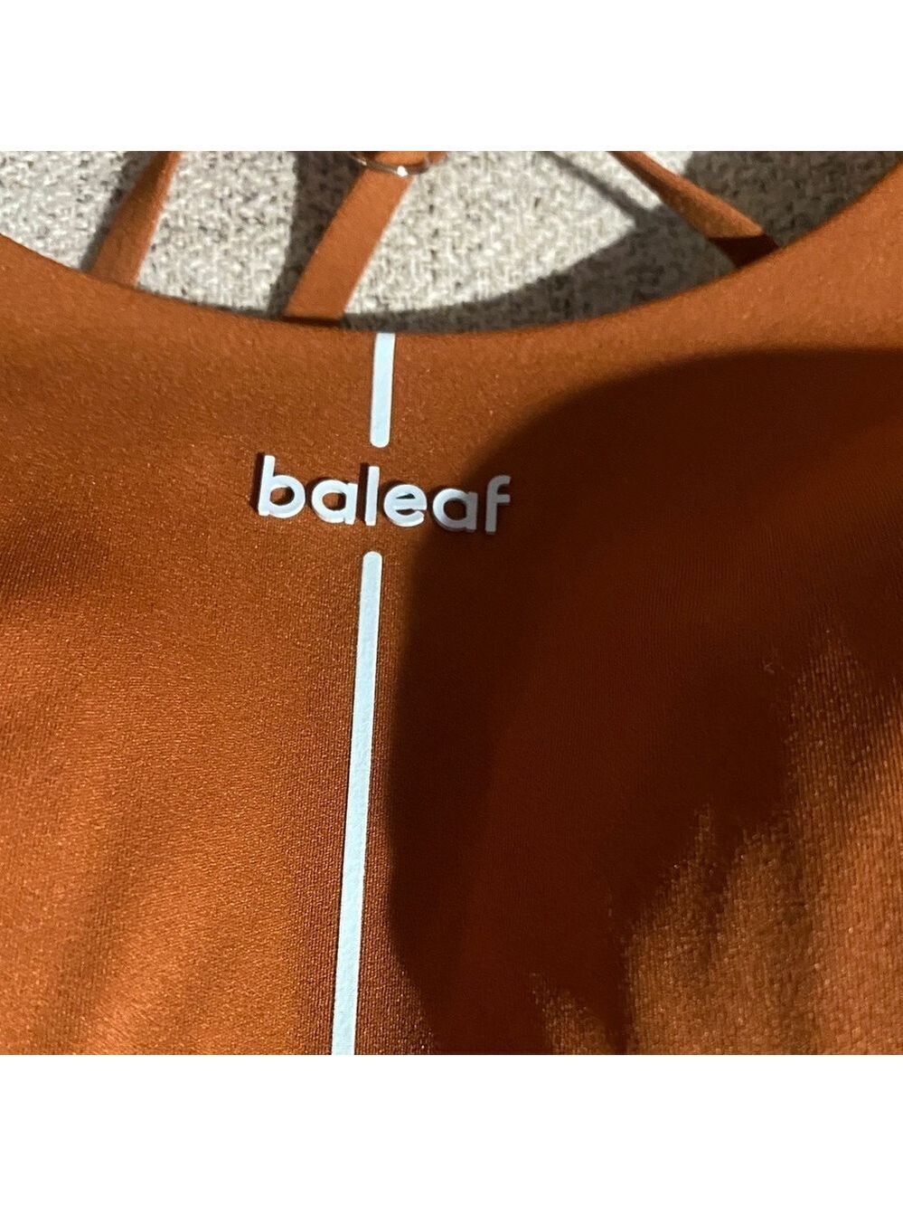 Baleaf Freeleaf High Impact Sports Bra Crisscross Back NWOT Athletic Minimal - Picture 6 of 12